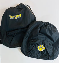 Load image into Gallery viewer, NPE - Black Drawstring Bag (embroidered)