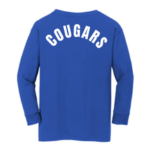Load image into Gallery viewer, Hooch - Gildan Long Sleeve Tee w/Paw & Cougars (Youth)