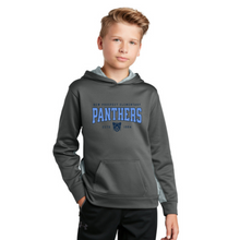 Load image into Gallery viewer, NPE - "Panthers"- CamoHex Hooded Pullover (Youth)