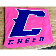 Load image into Gallery viewer, Hooch - Comfort Colors Neon Pink "C Cheer" (Youth & Adult)