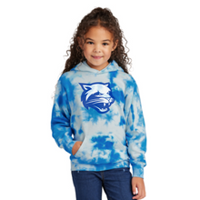 Load image into Gallery viewer, Hooch - Port & Company® Youth Crystal Tie-Dye "Cougar Head" Pullover Hoodie (Youth)