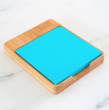 Load image into Gallery viewer, Laser Engraved Bamboo Sticky Note Holder