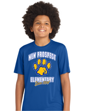 Load image into Gallery viewer, NPE - "Panthers 2026" Dri-Fit T'shirt (Youth & Adult) (White & Royal Blue)