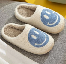 Load image into Gallery viewer, RETRO Smiley Face Slippers - Soft, Plush & Comfy