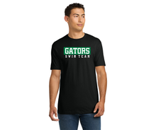 Load image into Gallery viewer, Gators - Next Level Apparel  Adult Cotton Tee w/ "Gators Swim Team"
