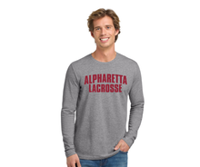 Load image into Gallery viewer, Raiders - Next Level Apparel Cotton Long Sleeve Tee w/ "Alpharetta Lacrosse"
