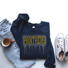 Load image into Gallery viewer, NPE - &quot;Panthers&quot; in Rhinestones (Youth &amp; Adult)
