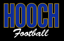 Load image into Gallery viewer, Hooch - Gildan Softstyle &quot;Football Script&quot; Tee (Youth &amp; Adult)
