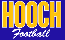 Load image into Gallery viewer, Hooch - Gildan Softstyle &quot;Football Script&quot; Tee (Youth &amp; Adult)

