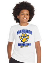 Load image into Gallery viewer, NPE - "Panthers 2026" Dri-Fit T'shirt (Youth &amp; Adult) (White &amp; Royal Blue)
