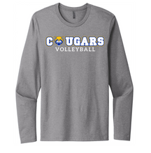 Load image into Gallery viewer, Hooch - "Cougars Volleyball 2026" (Youth &amp; Adult Sizes) (Heather Gray)
