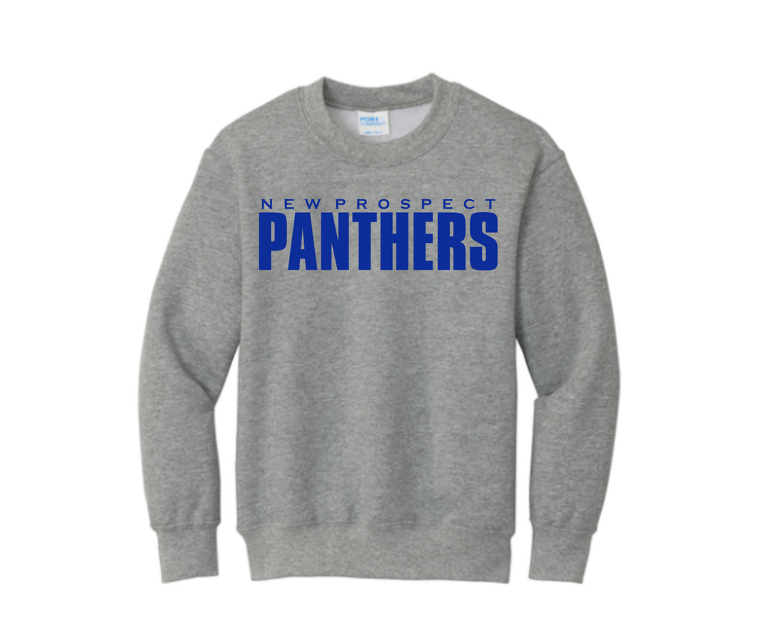 NPE - Block Panthers Crewneck (Youth & Adult)