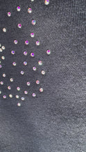 Load and play video in Gallery viewer, Rhinestone &quot;Snowflake&quot; District® Perfect Weight® Fleece Crew

