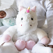 Load image into Gallery viewer, WARMIES - White Unicorn Warmies (13&quot;)
