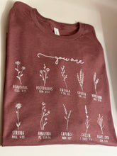Load image into Gallery viewer, &quot;You are Enough&quot; BELLA+CANVAS® Unisex Heather CVC Long Sleeve Tee
